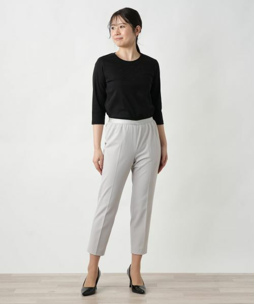 Leilian / レリアン その他パンツ | ストレッチクロップドパンツ | 詳細1