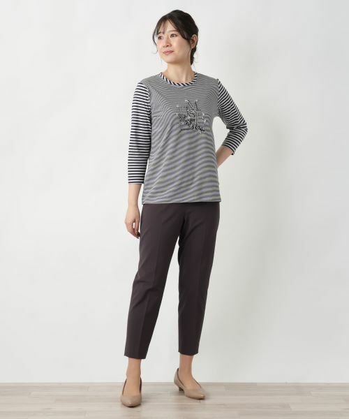 Leilian / レリアン その他パンツ | ストレッチクロップドパンツ | 詳細13