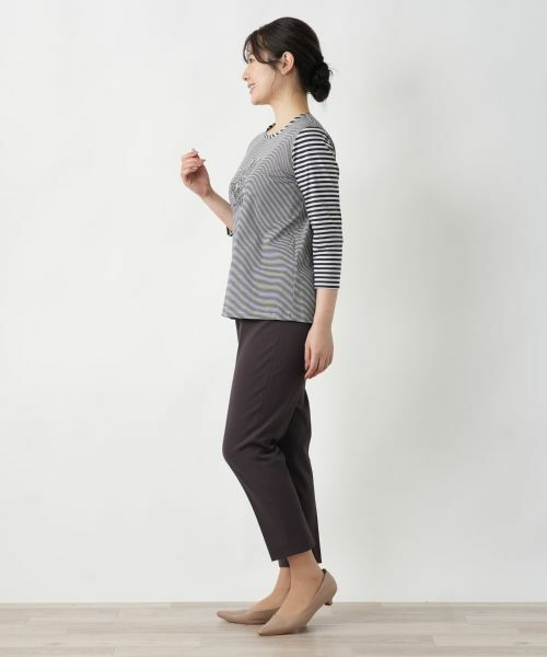 Leilian / レリアン その他パンツ | ストレッチクロップドパンツ | 詳細14