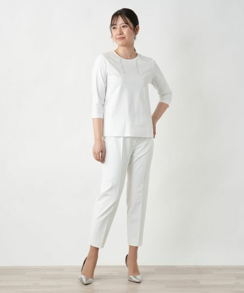 Leilian / レリアン その他パンツ | ストレッチクロップドパンツ | 詳細7