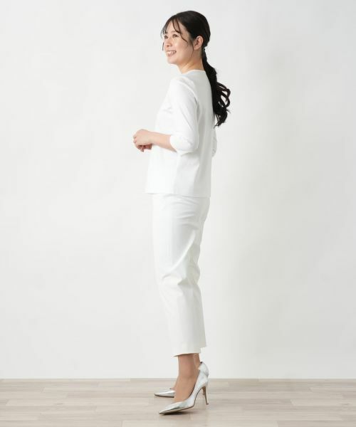 Leilian / レリアン その他パンツ | ストレッチクロップドパンツ | 詳細8