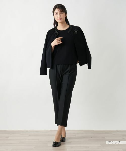 Leilian / レリアン その他パンツ | センタープレスクロップドパンツ | 詳細7