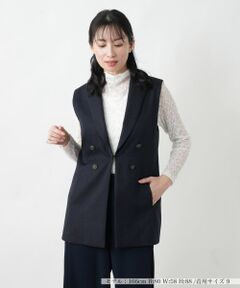 Leilian / レリアン テーラードジャケット | 洗えるジレ