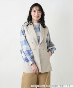 Leilian / レリアン テーラードジャケット | 洗えるジレ