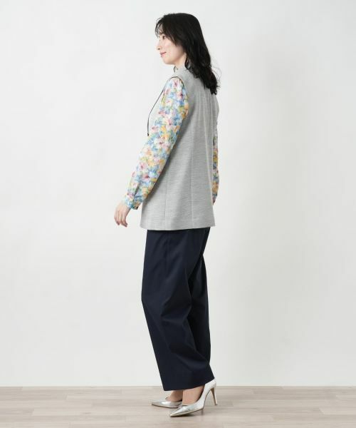 Leilian / レリアン テーラードジャケット | 洗えるジレ | 詳細10