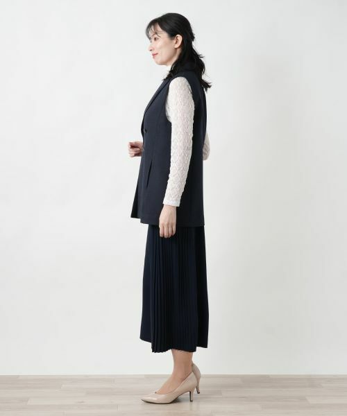 Leilian / レリアン テーラードジャケット | 洗えるジレ | 詳細2