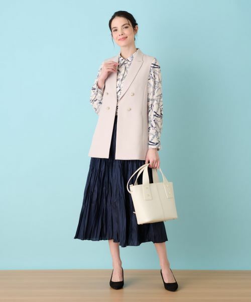 Leilian / レリアン テーラードジャケット | 洗えるジレ | 詳細4