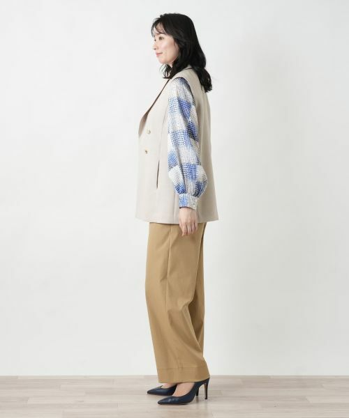 Leilian / レリアン テーラードジャケット | 洗えるジレ | 詳細6