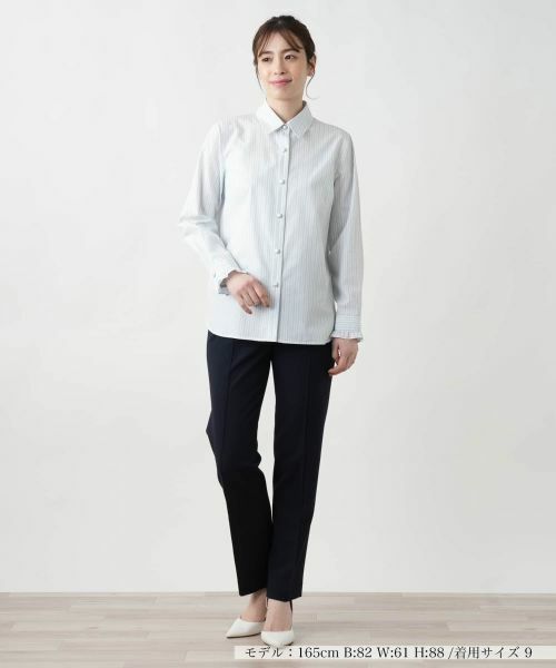 Leilian / レリアン シャツ・ブラウス | ストライプブラウス | 詳細1