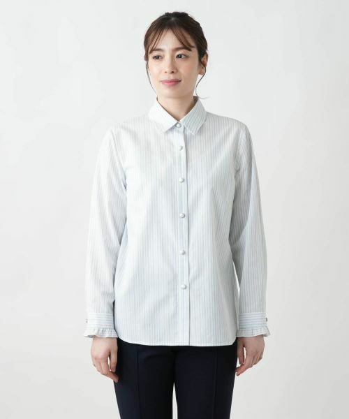 Leilian / レリアン シャツ・ブラウス | ストライプブラウス | 詳細4