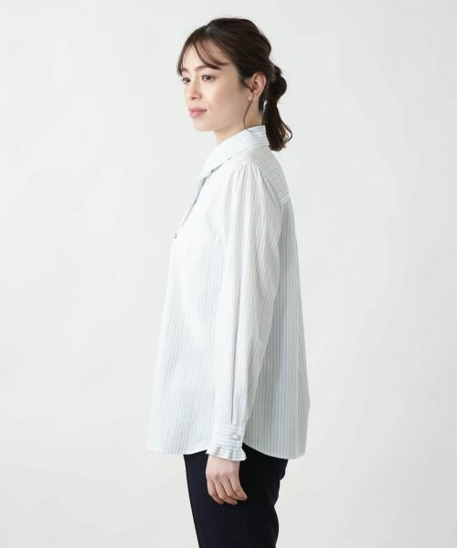 Leilian / レリアン シャツ・ブラウス | ストライプブラウス | 詳細5
