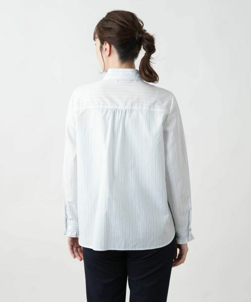 Leilian / レリアン シャツ・ブラウス | ストライプブラウス | 詳細6