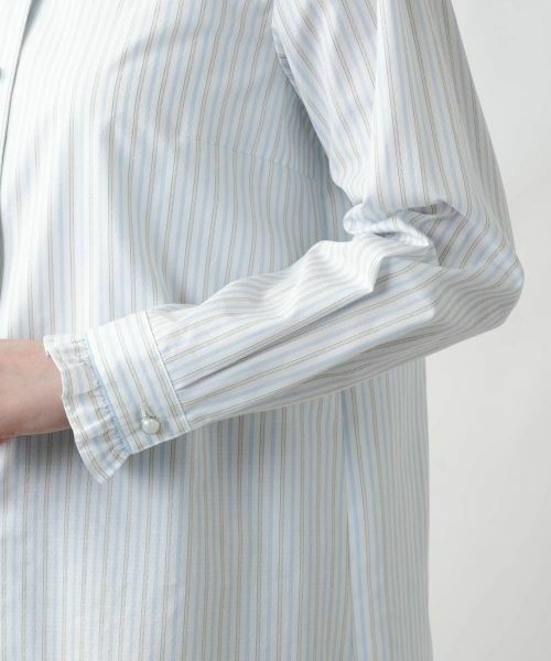 Leilian / レリアン シャツ・ブラウス | ストライプブラウス | 詳細9
