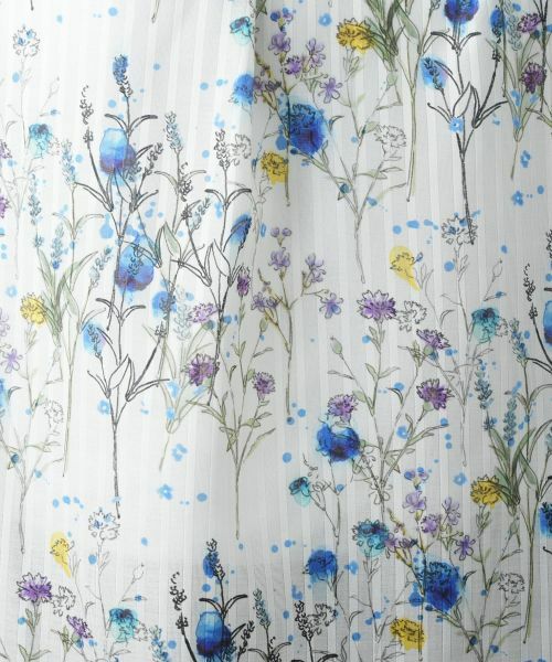 Leilian / レリアン シャツ・ブラウス | プリントバンドカラーブラウス | 詳細13