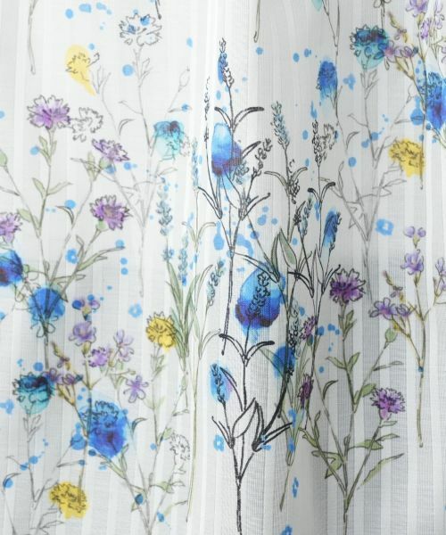 Leilian / レリアン シャツ・ブラウス | プリントバンドカラーブラウス | 詳細14