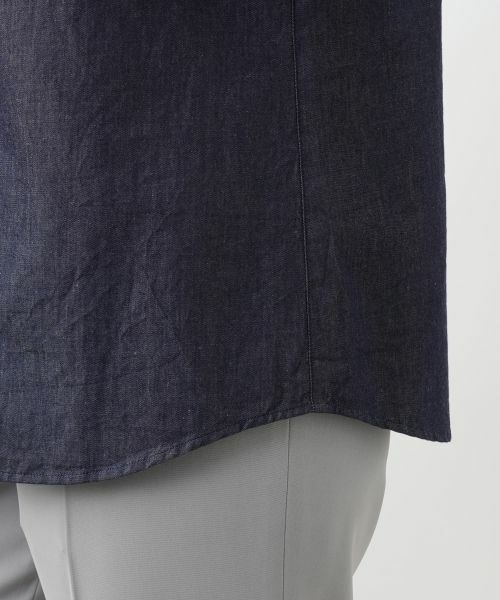 Leilian / レリアン シャツ・ブラウス | フリルデニムブラウス | 詳細12