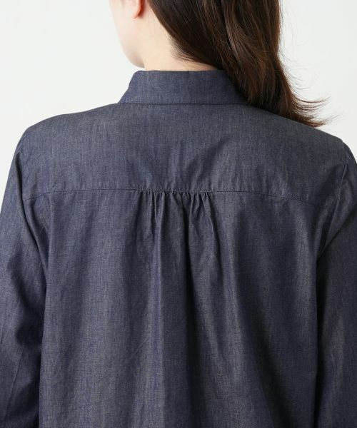 Leilian / レリアン シャツ・ブラウス | フリルデニムブラウス | 詳細8