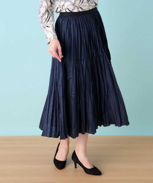 Leilian / レリアン ロング・マキシ丈スカート | 洗えるプリーツスカート | 詳細20