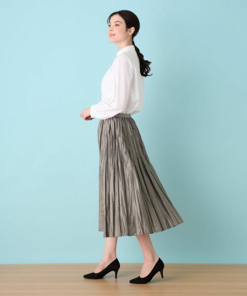 Leilian / レリアン ロング・マキシ丈スカート | 洗えるプリーツスカート | 詳細3