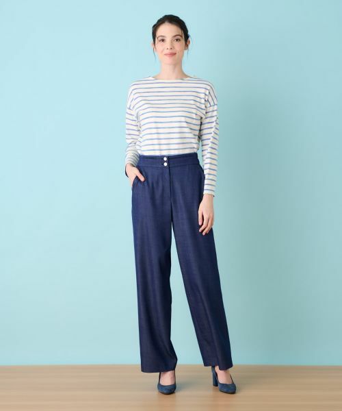 Leilian / レリアン その他パンツ | デニム調ワイドパンツ | 詳細2
