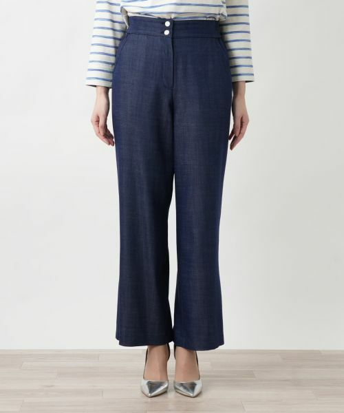 Leilian / レリアン その他パンツ | デニム調ワイドパンツ | 詳細21