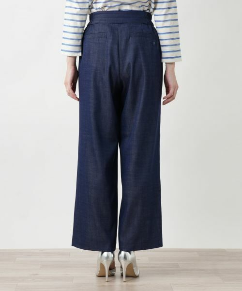 Leilian / レリアン その他パンツ | デニム調ワイドパンツ | 詳細23