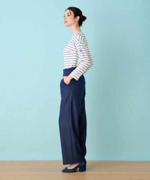 Leilian / レリアン その他パンツ | デニム調ワイドパンツ | 詳細4