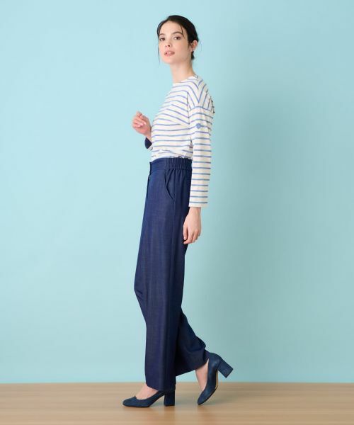 Leilian / レリアン その他パンツ | デニム調ワイドパンツ | 詳細5