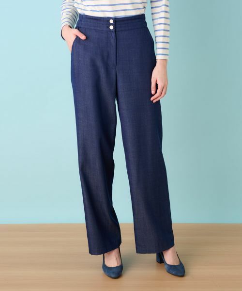 Leilian / レリアン その他パンツ | デニム調ワイドパンツ | 詳細7