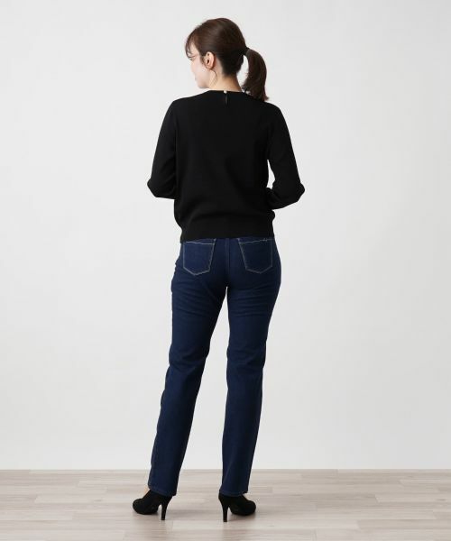 Leilian / レリアン デニムパンツ | スリムストレートジーンズ | 詳細3