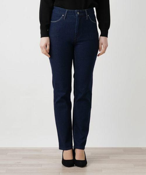 Leilian / レリアン デニムパンツ | スリムストレートジーンズ | 詳細4