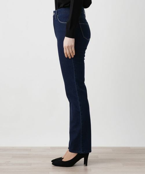 Leilian / レリアン デニムパンツ | スリムストレートジーンズ | 詳細5