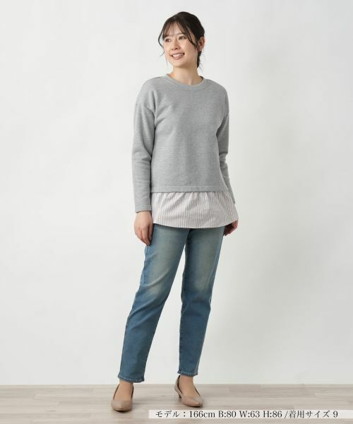 Leilian / レリアン デニムパンツ | ウォッシュデニムパンツ【L JEANS】 | 詳細1