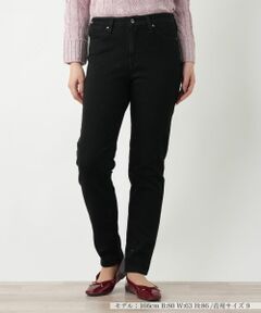 Leilian / レリアン デニムパンツ | ブラックデニムパンツ【L JEANS】