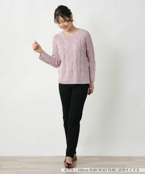 Leilian / レリアン デニムパンツ | ブラックデニムパンツ【L JEANS】 | 詳細1