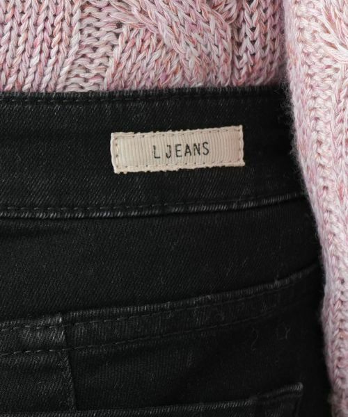 Leilian / レリアン デニムパンツ | ブラックデニムパンツ【L JEANS】 | 詳細11