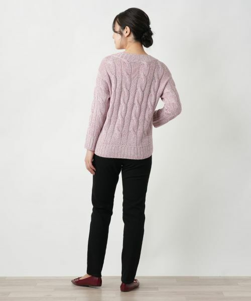 Leilian / レリアン デニムパンツ | ブラックデニムパンツ【L JEANS】 | 詳細3