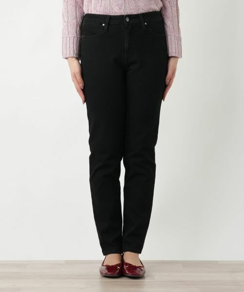Leilian / レリアン デニムパンツ | ブラックデニムパンツ【L JEANS】 | 詳細4