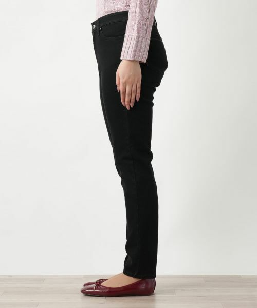 Leilian / レリアン デニムパンツ | ブラックデニムパンツ【L JEANS】 | 詳細5