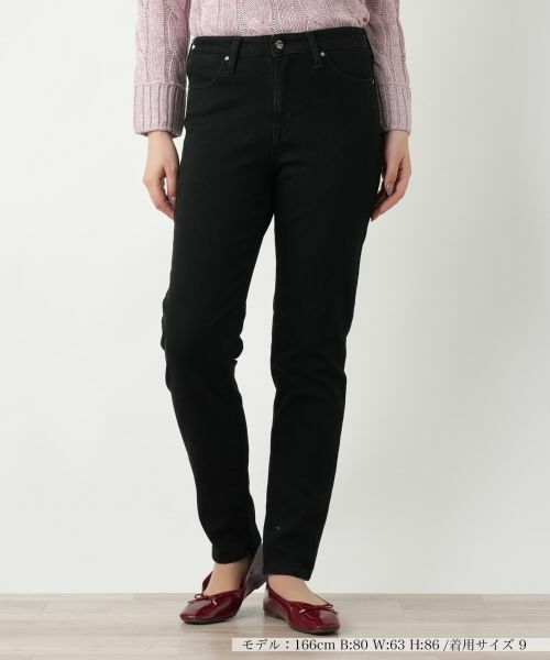 Leilian/レリアン ブラックデニムパンツ【L JEANS】 ブラック 11(L) Leilian/レリアン ブラックデニムパンツ【L JEANS】 ブラック 11(L)
