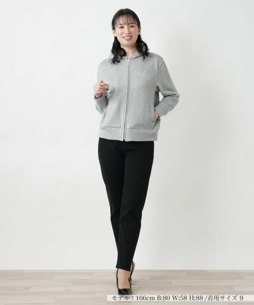 Leilian / レリアン デニムパンツ | ブラックデニムパンツ【L JEANS】 | 詳細1