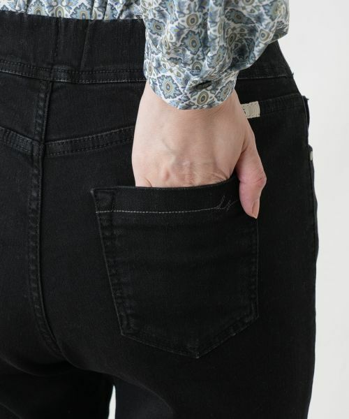Leilian / レリアン デニムパンツ | ブラックデニムパンツ【L JEANS】 | 詳細9
