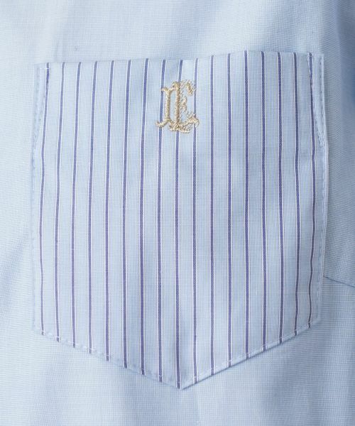 Leilian / レリアン シャツ・ブラウス | ストライプ切替シャツ | 詳細13