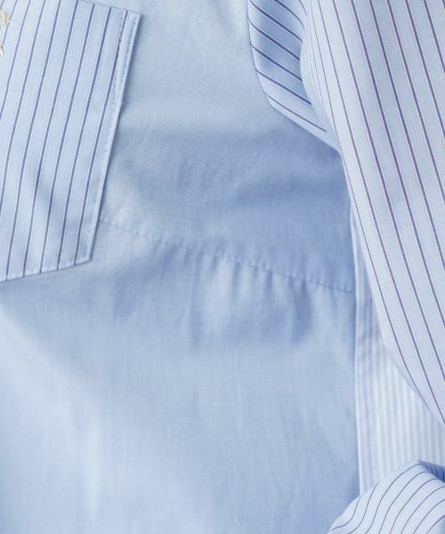 Leilian / レリアン シャツ・ブラウス | ストライプ切替シャツ | 詳細16