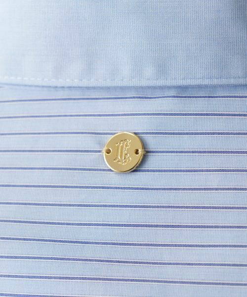 Leilian / レリアン シャツ・ブラウス | ストライプ切替シャツ | 詳細9