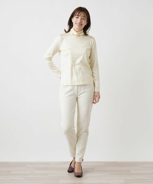 Leilian / レリアン カットソー | ハイネックカットソー | 詳細1