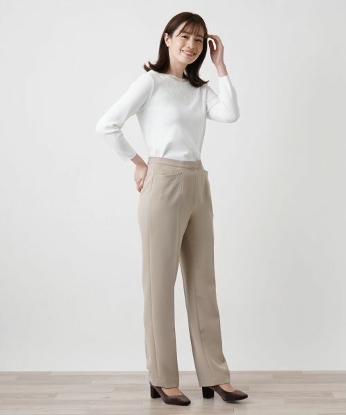 Leilian / レリアン その他パンツ | センタープレスパンツ | 詳細1