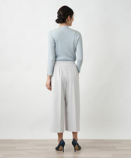 Leilian / レリアン その他パンツ | ストレッチワイドパンツ | 詳細12