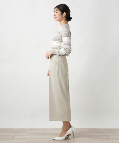 Leilian / レリアン その他パンツ | ストレッチワイドパンツ | 詳細5