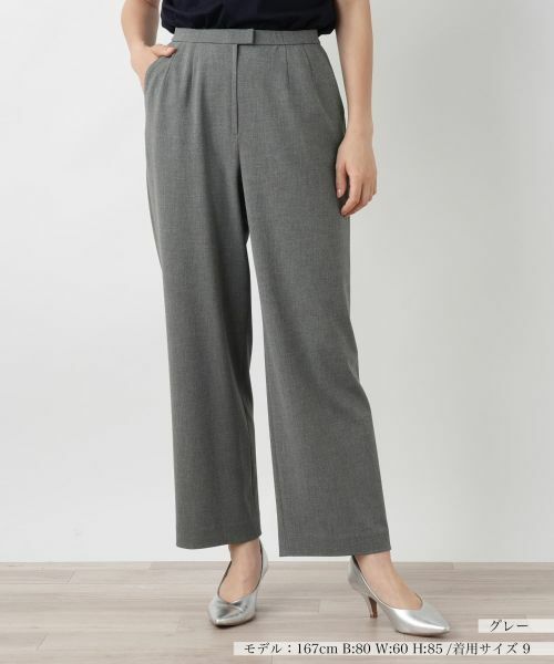Leilian/レリアン ウエストゴムパンツ グレー系 11(L) Leilian/レリアン ウエストゴムパンツ グレー系 11(L)